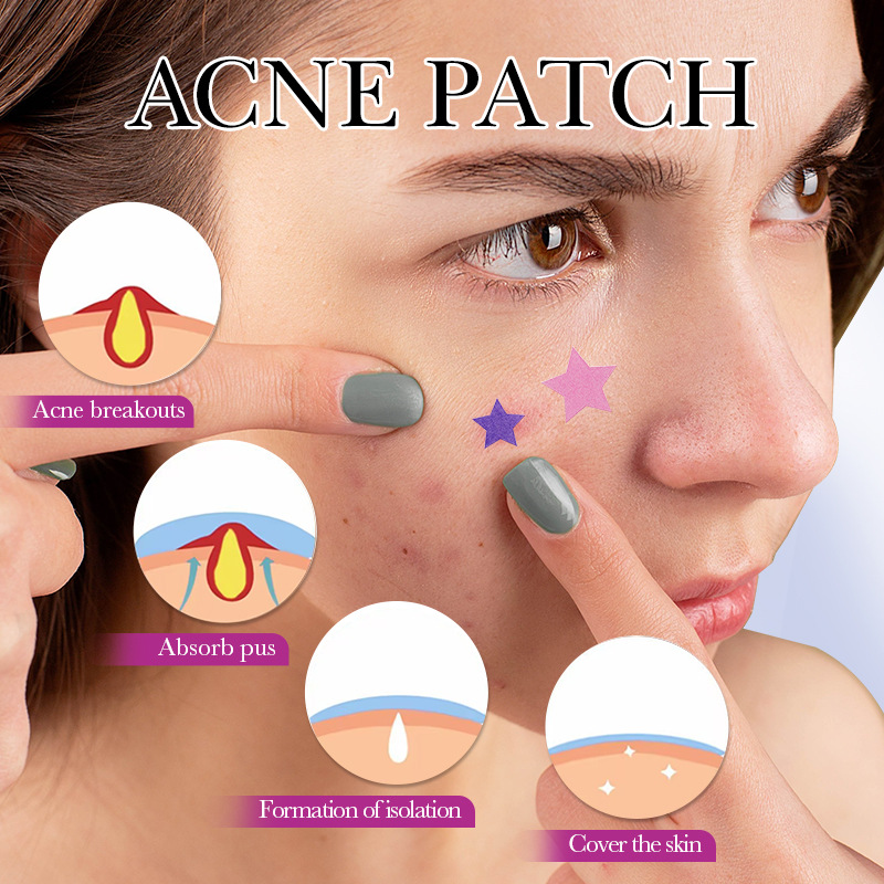 Patch d'acné étoile coloré, 7/ - Skincare Qv avis et prix