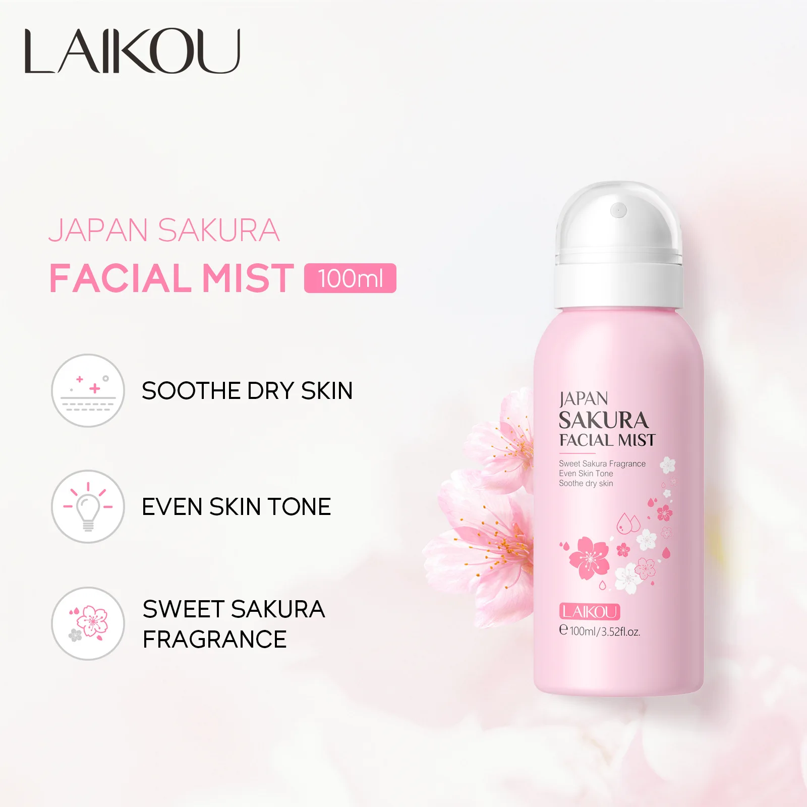 LAIKOU Sakura brume pour le vi - Niacinamide Brightening Serum avis et prix